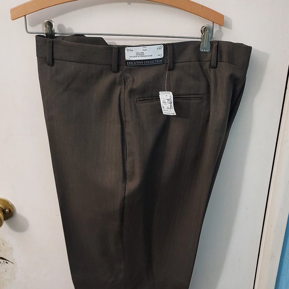 Jos A. Bank, Brown Dress Pants, Men's, Size 38, NWT